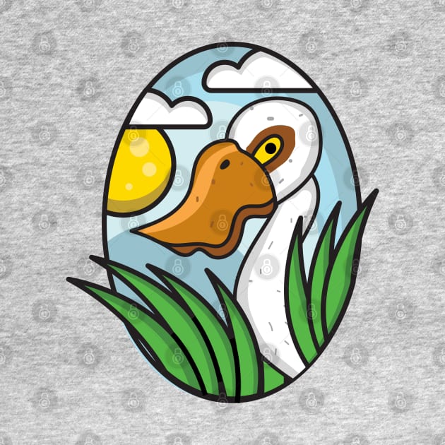 Funny goose looking for you. Unique Design by VALIJANOV